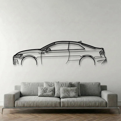 Audi RS5 Coupe (B9-8W6 Facelift) Metal Wall Art - DopeCars