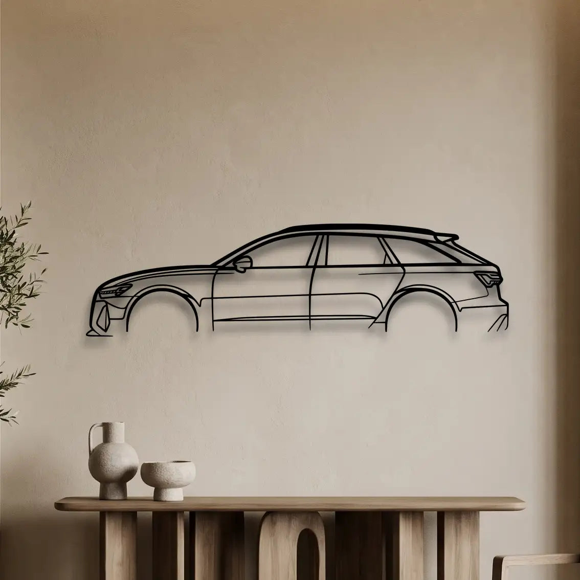 Audi RS6 (C8) Metal Wall Art - DopeCars