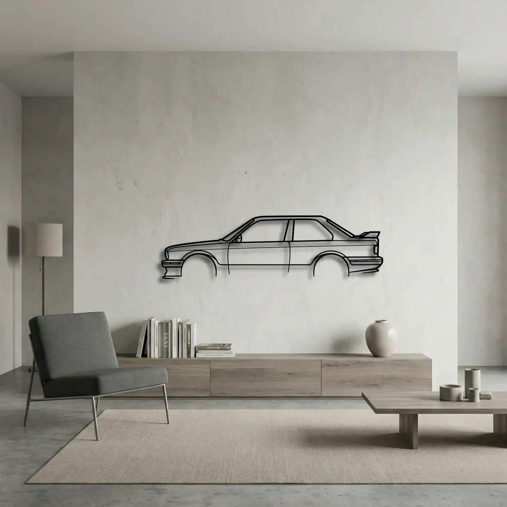 BMW M3 (E30) Metal Wall Art