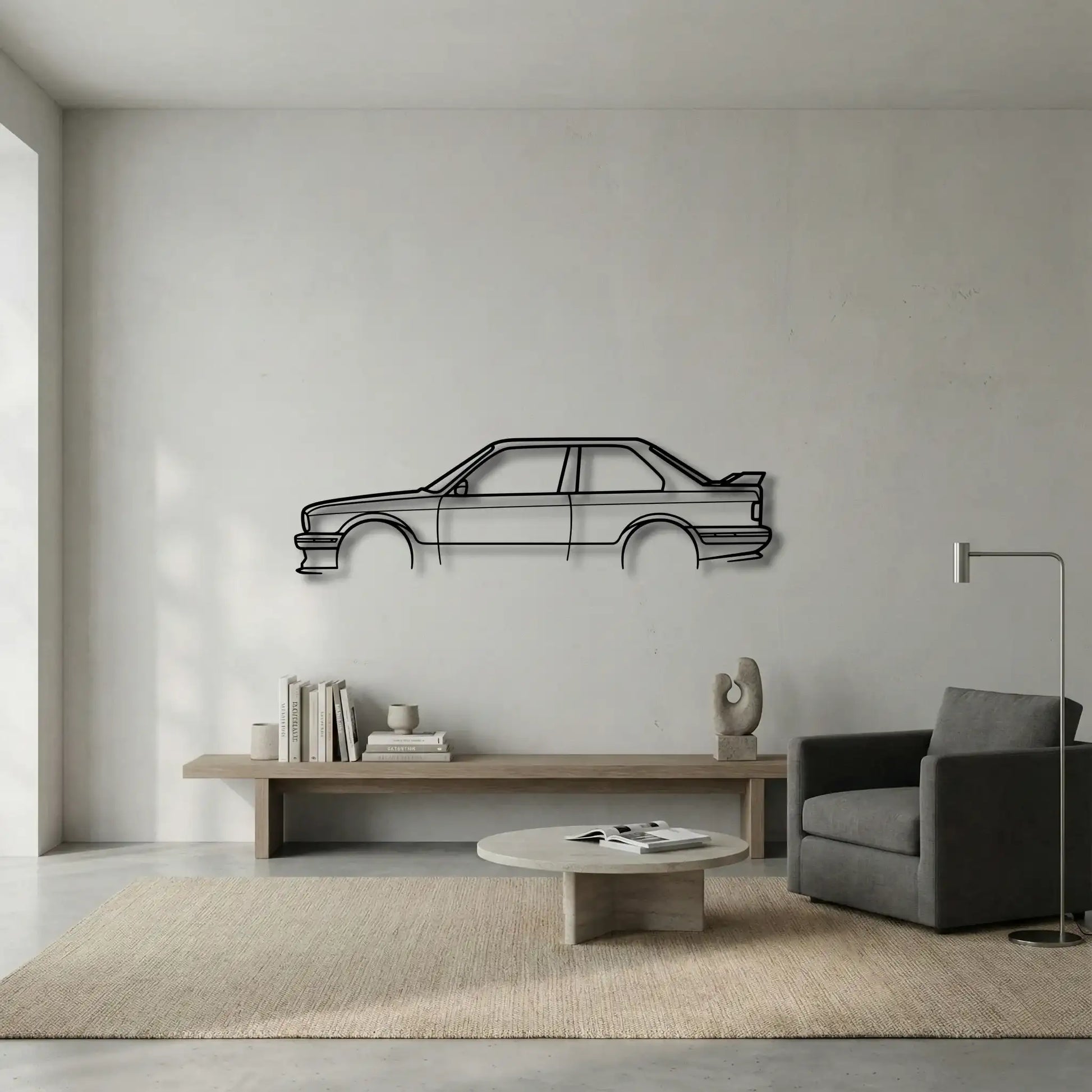 BMW M3 (E30) Metal Wall Art