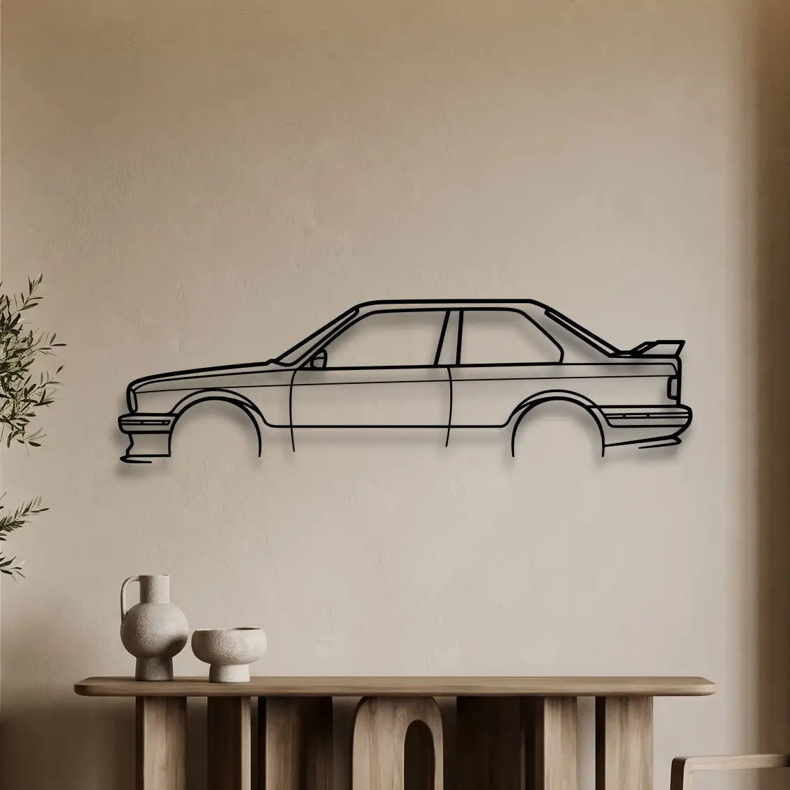 BMW M3 (E30) Metal Wall Art - DopeCars