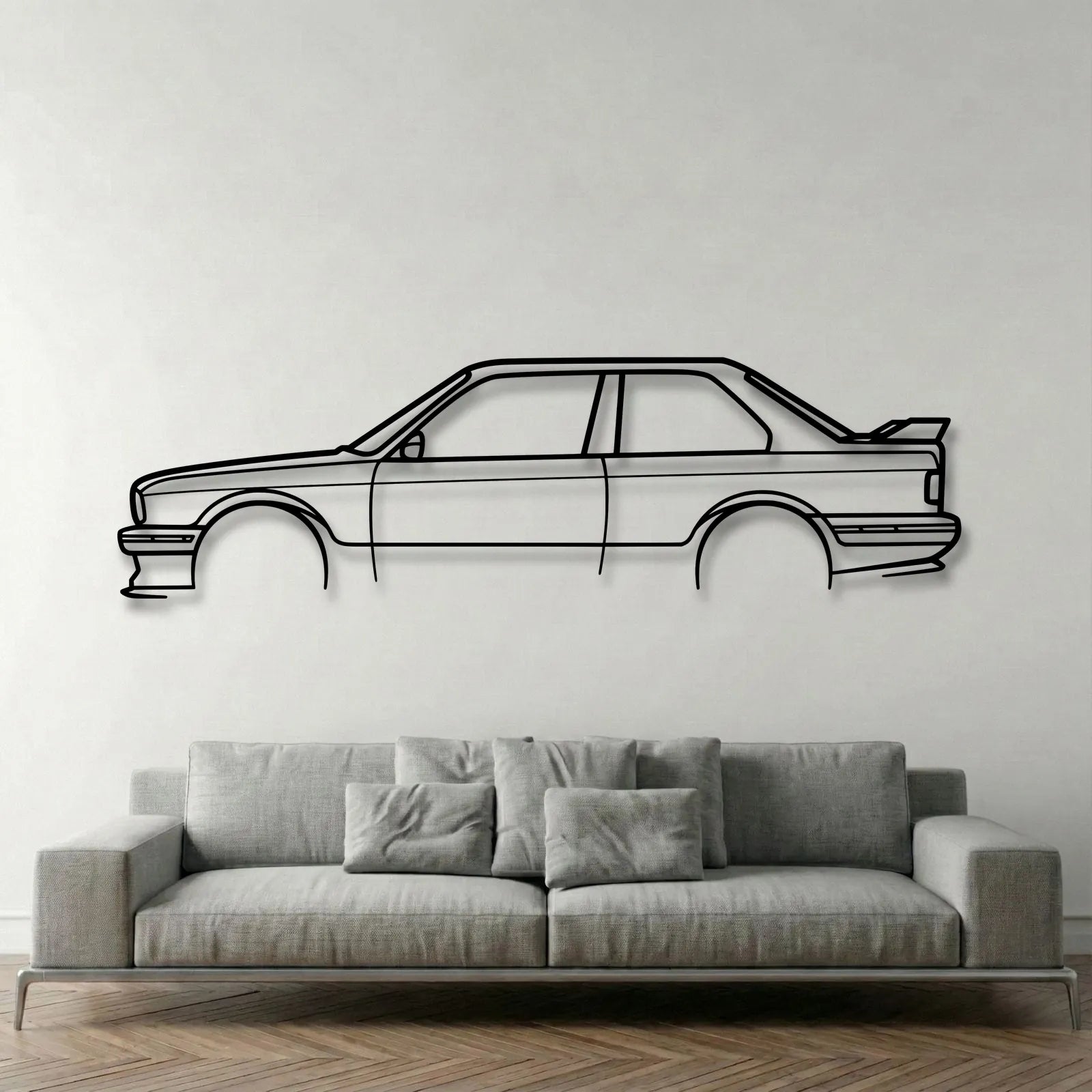 BMW M3 (E30) Metal Wall Art - DopeCars