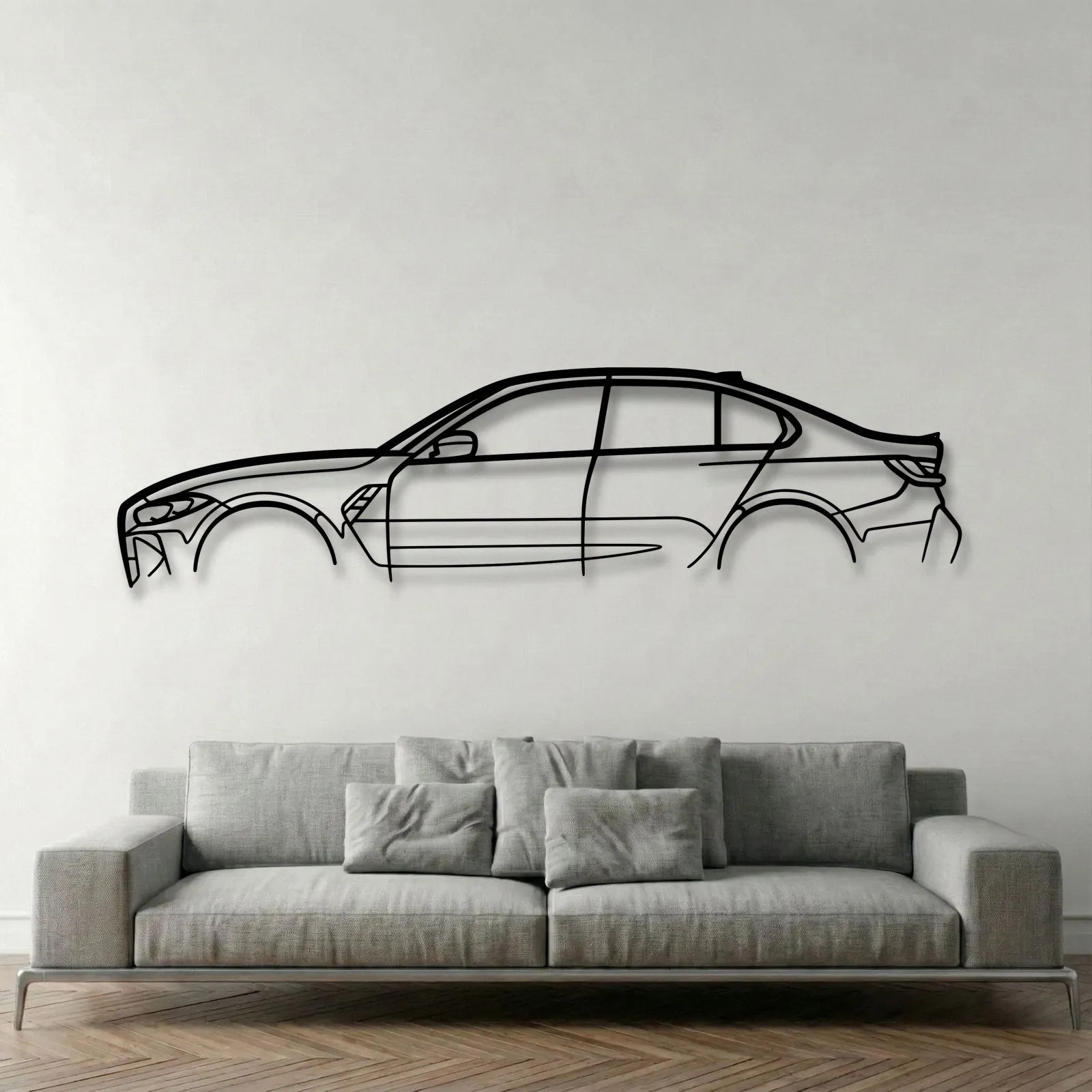 BMW M3 (G80) Metal Wall Art - DopeCars