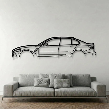 BMW M3 (G80) Metal Wall Art - DopeCars
