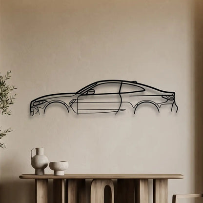 BMW M4 (G82) Metal Wall Art - DopeCars