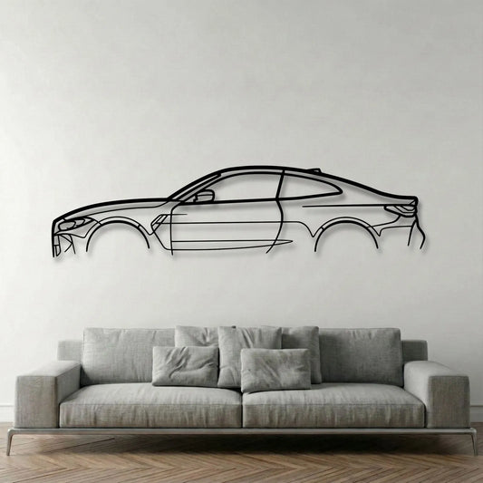 BMW M4 (G82) Metal Wall Art - DopeCars