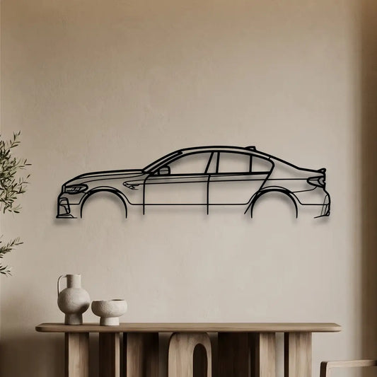 BMW M5 (F90 LCI) Metal Wall Art - DopeCars