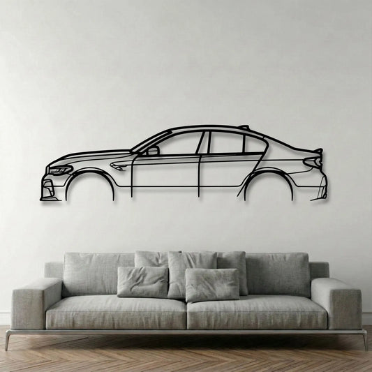 BMW M5 (F90 LCI) Metal Wall Art - DopeCars