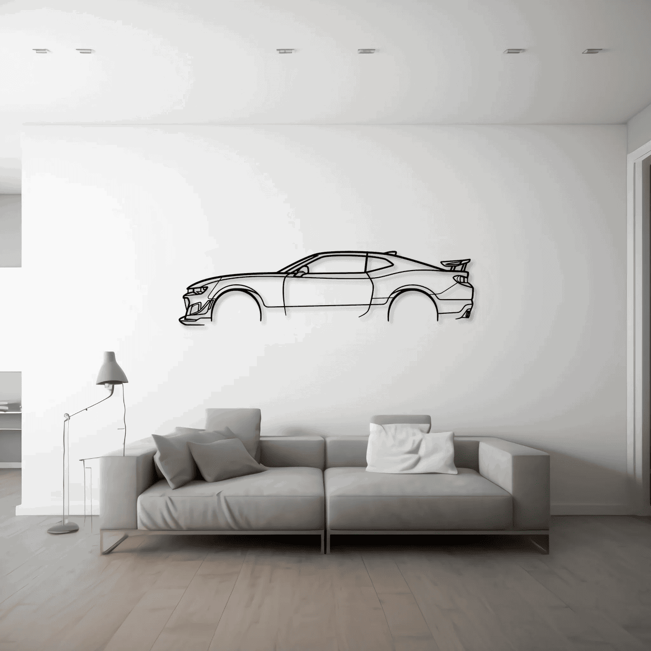 CHEVROLET CAMARO ZL1 METAL WALL ART - DopeCars