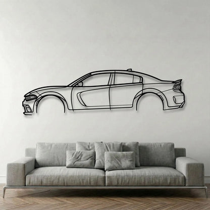 Dodge Charger SRT Hellcat Redeye Metal Wall Art - DopeCars