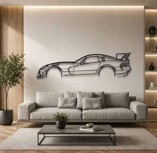 Dodge Viper ACR Metal Wall Art - DopeCars