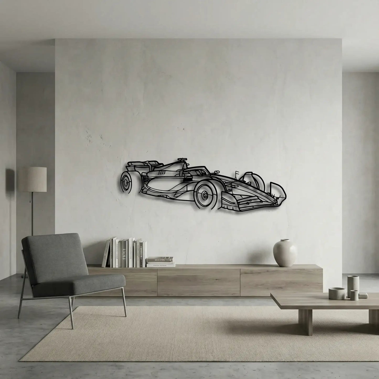 F1 2024 SF-24 Angle Metal Wall Art