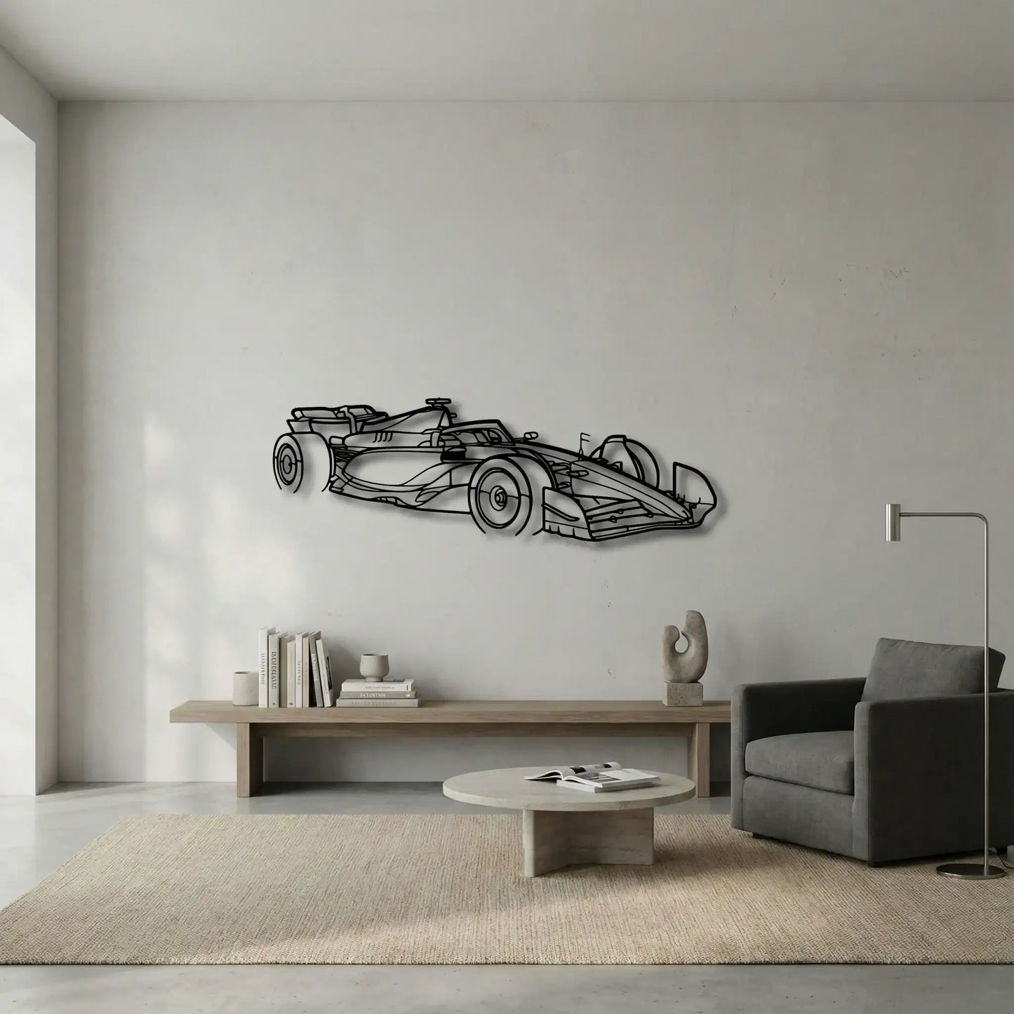 F1 2024 SF-24 Angle Metal Wall Art