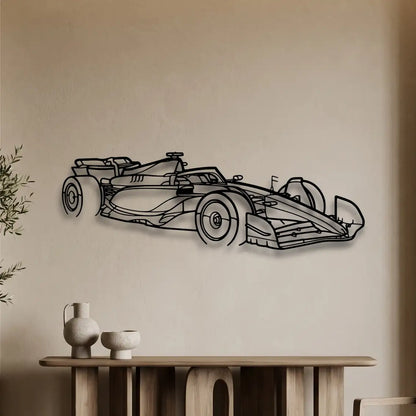 F1 2024 SF-24 Angle Metal Wall Art - DopeCars