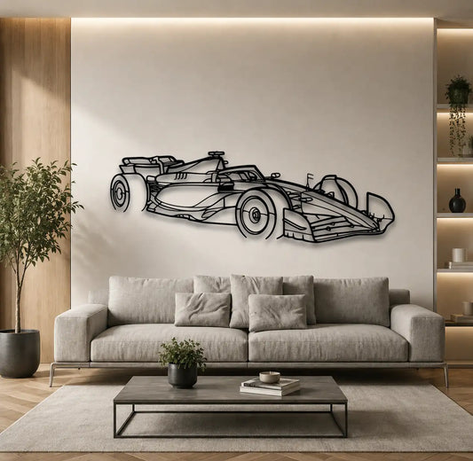 F1 2024 SF-24 Angle Metal Wall Art
