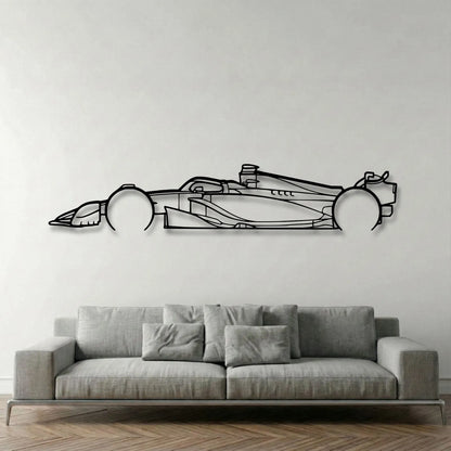 F1 2024 SF-24 Metal Wall Art - DopeCars