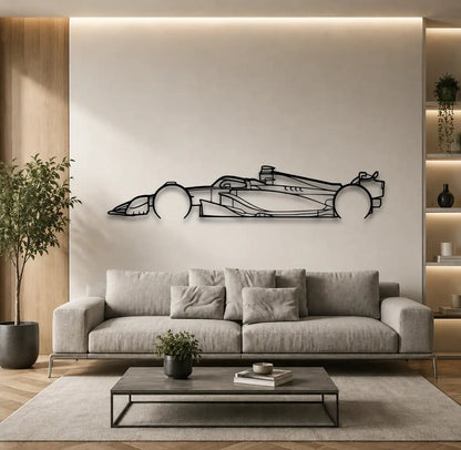 F1 2024 SF-24 Metal Wall Art - DopeCars