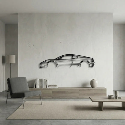 Ferrari 360 Challenge Stradale Metal Wall Art