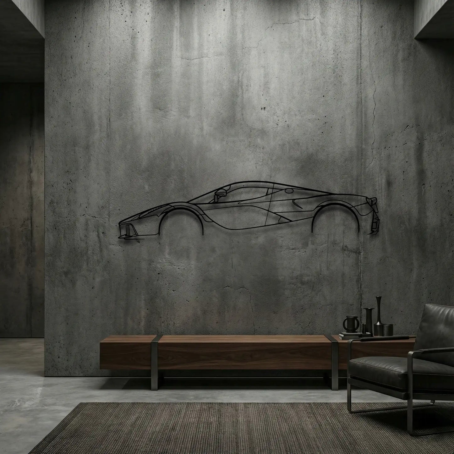 Ferrari LaFerrari Metal Wall Art