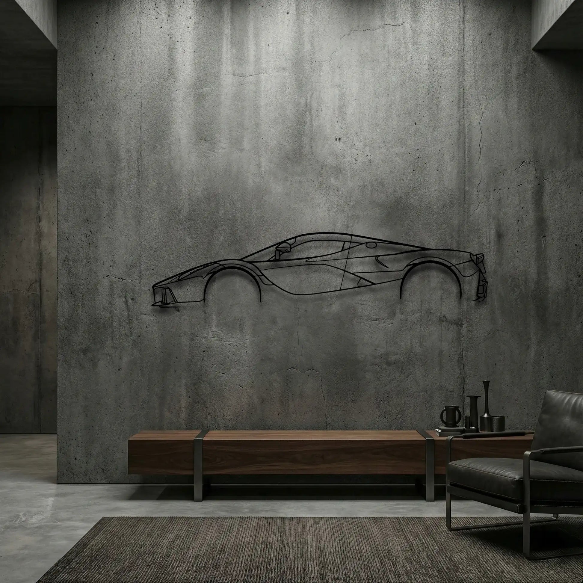 Ferrari LaFerrari Metal Wall Art