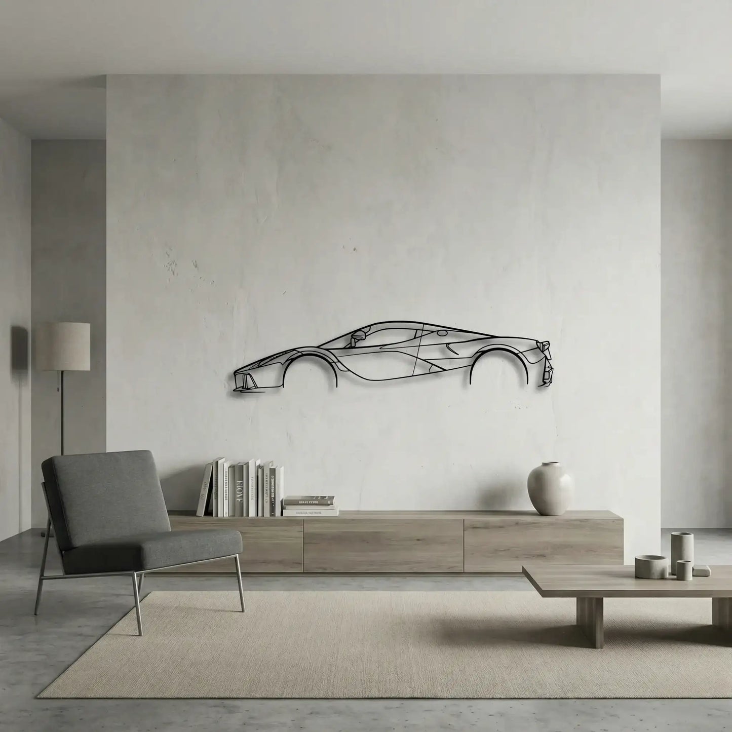 Ferrari LaFerrari Metal Wall Art