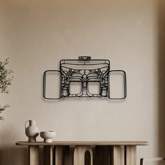 Ferrari F1 2024 SF-24 Back View Metal Wall Art - DopeCars