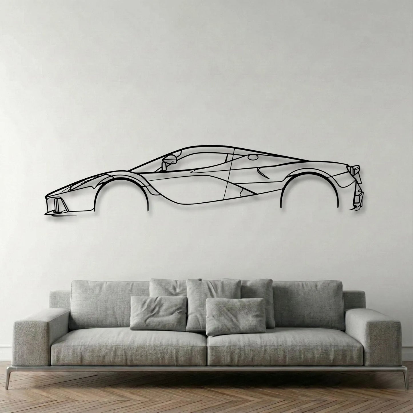 Ferrari LaFerrari Metal Wall Art - DopeCars