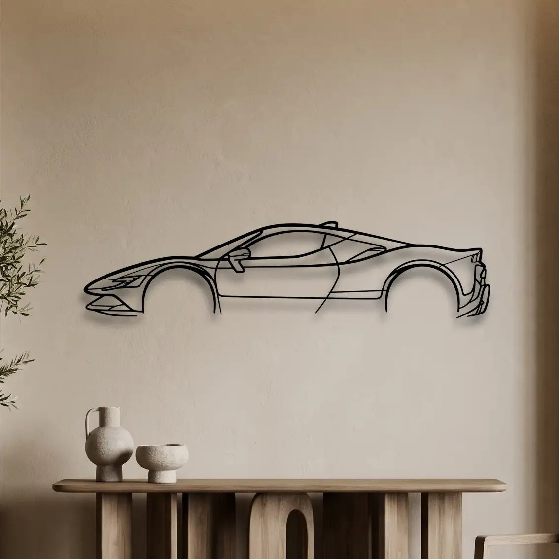 Ferrari SF90 Stradale Metal Wall Art - DopeCars