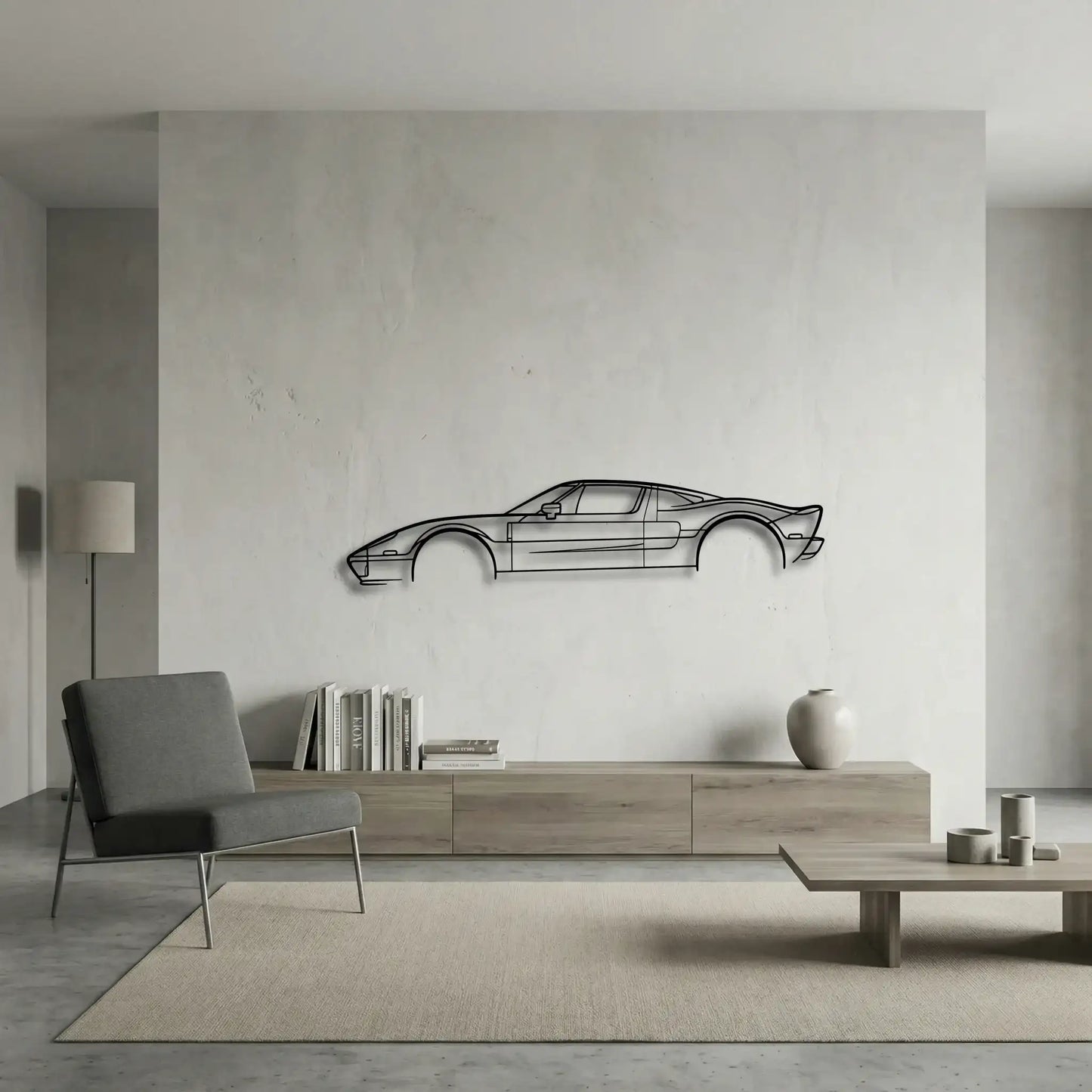 Ford GT (2005) Metal Wall Art