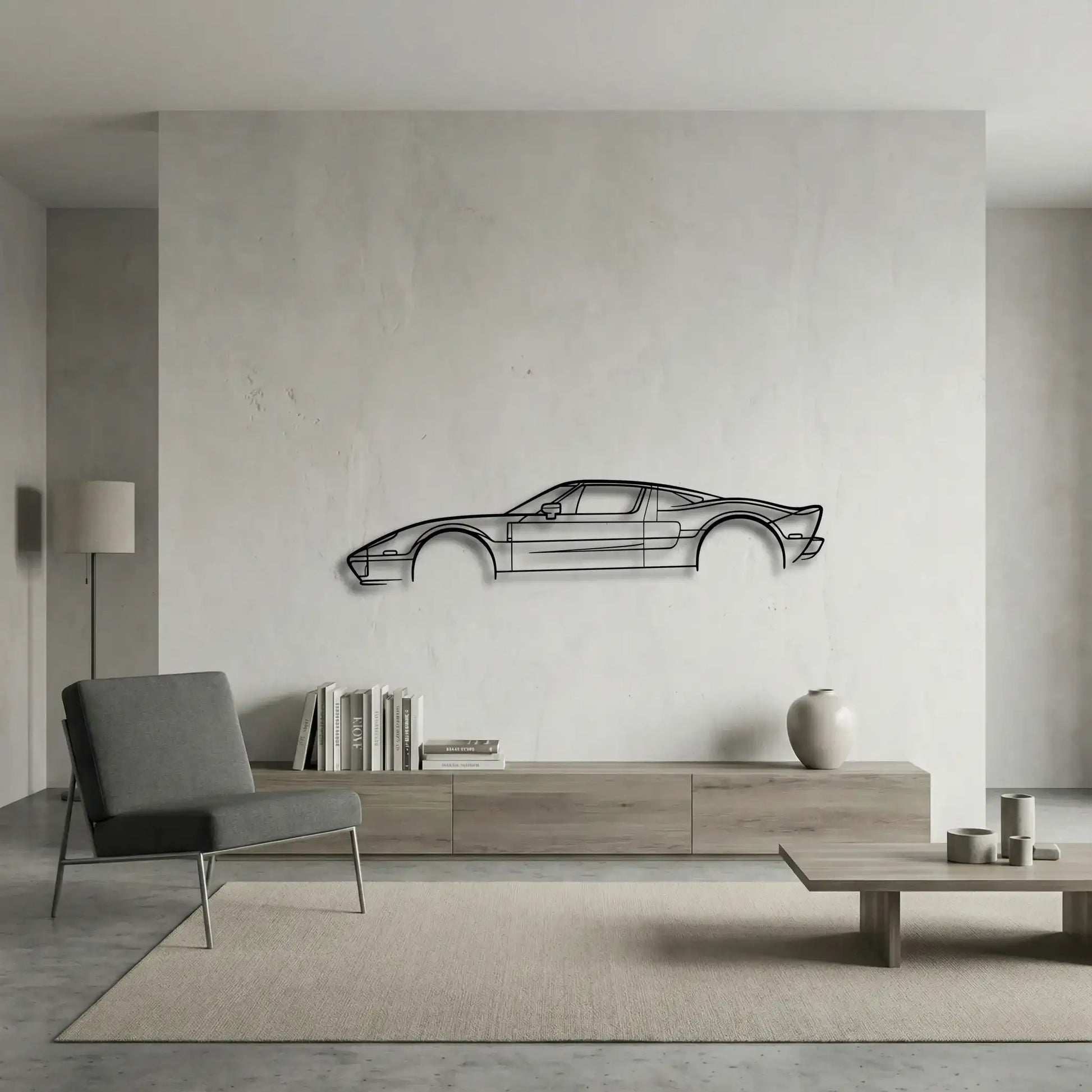 Ford GT (2005) Metal Wall Art