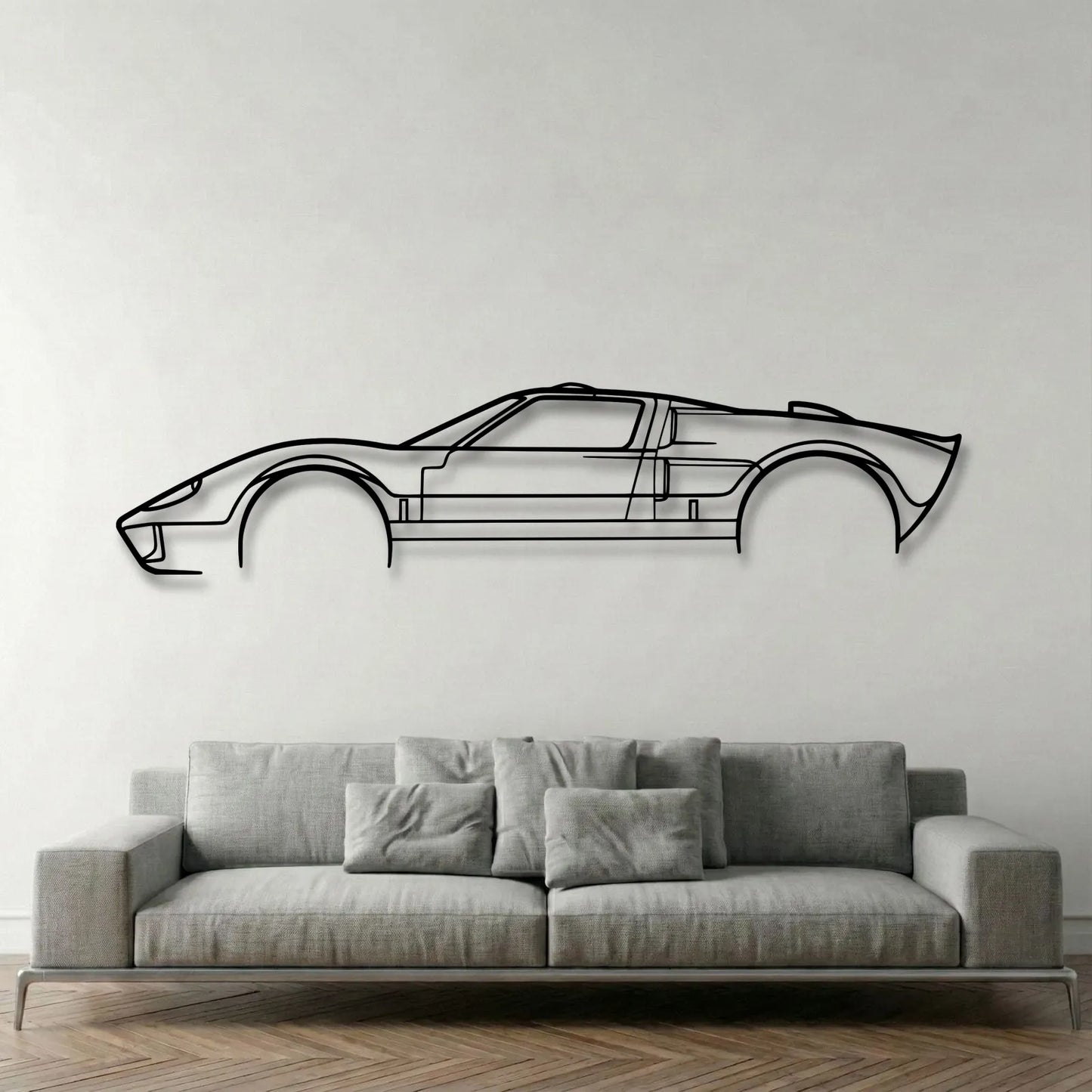 Ford GT40 Metal Wall Art - DopeCars