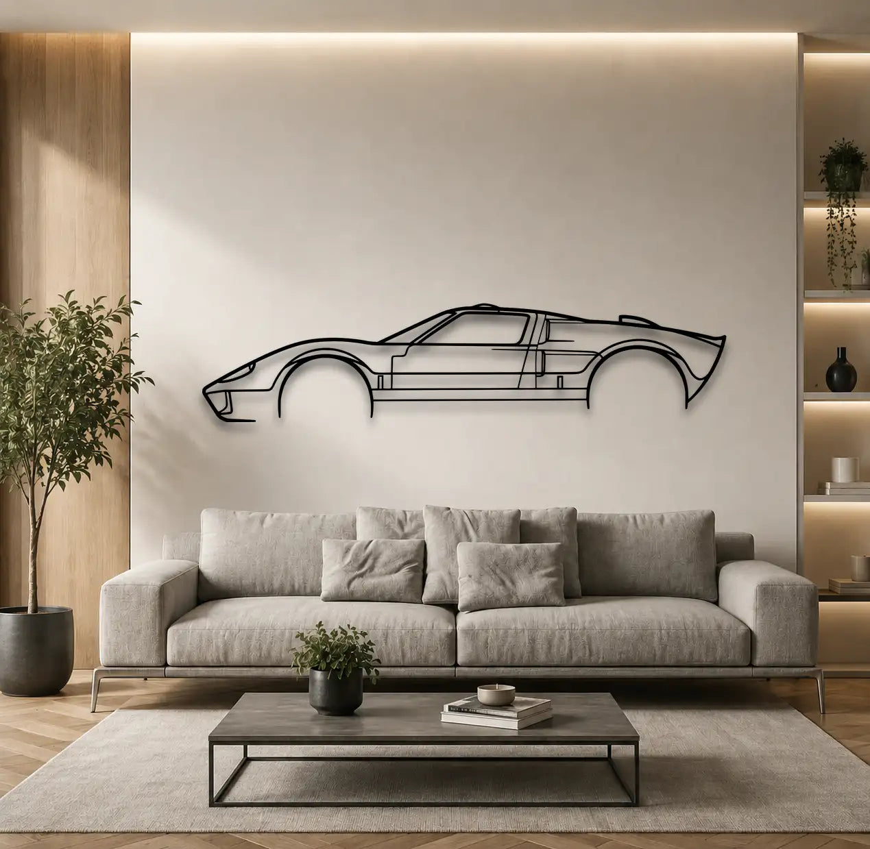 Ford GT40 Metal Wall Art - DopeCars