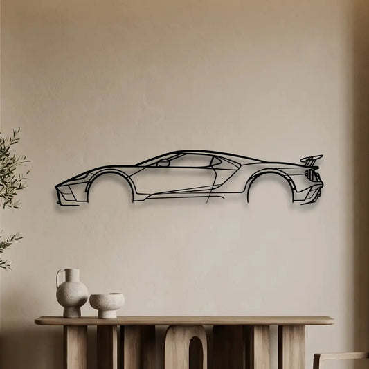 Ford GT Heritage Metal Wall Art - DopeCars