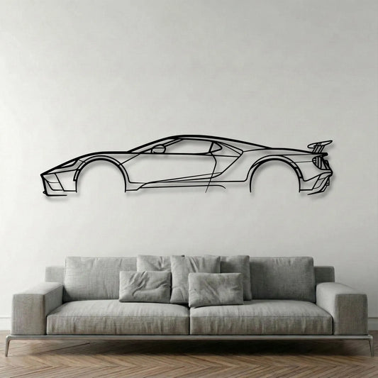 Ford GT Heritage Metal Wall Art - DopeCars