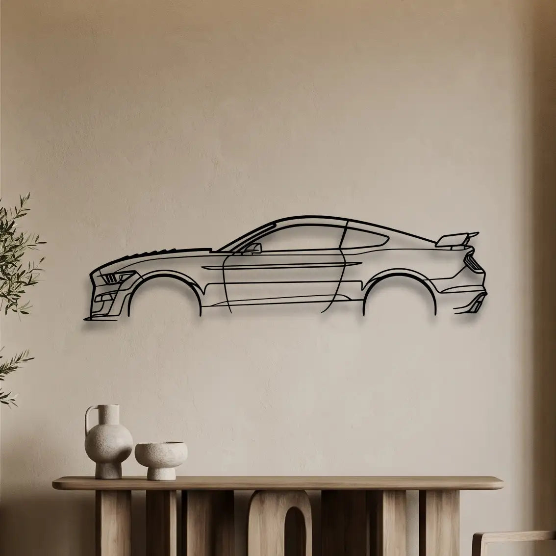 Ford Mustang GT500 Metal Wall Art - DopeCars