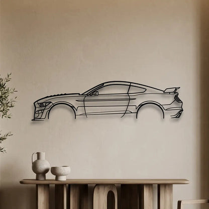 Ford Mustang GT500 Metal Wall Art - DopeCars