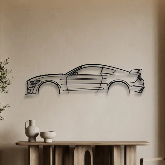 Ford Mustang GT500 Metal Wall Art