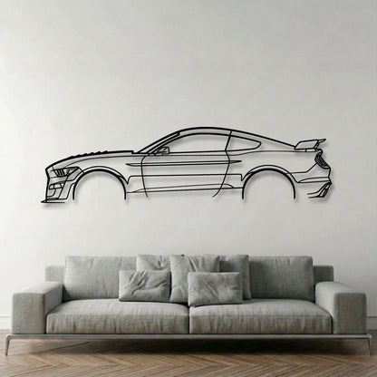 Ford Mustang GT500 Metal Wall Art - DopeCars