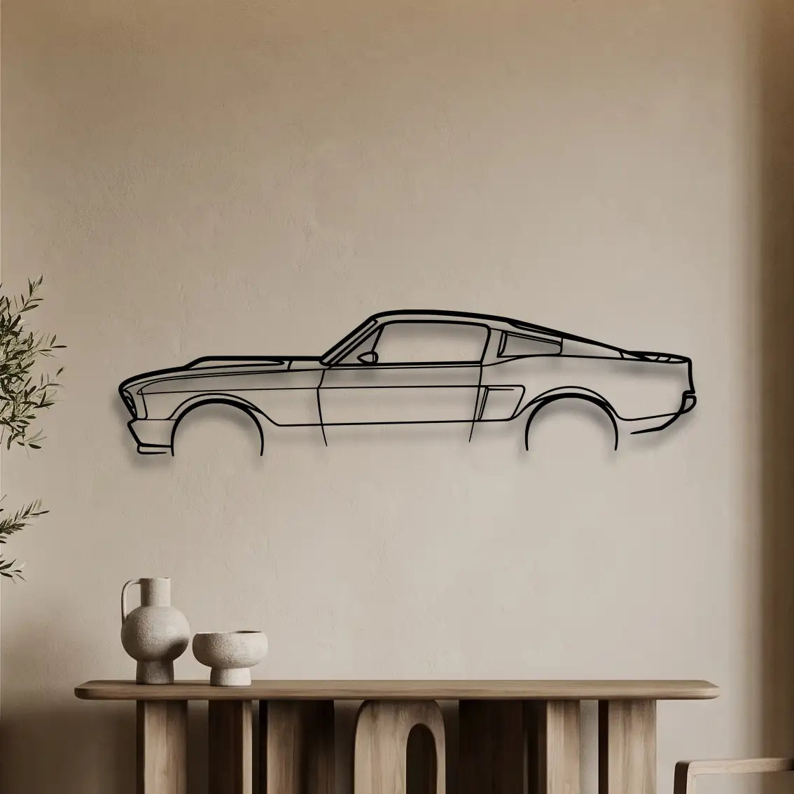 Ford Mustang Shelby GT500 Eleanor Metal Wall Art - DopeCars