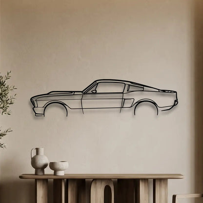 Ford Mustang Shelby GT500 Eleanor Metal Wall Art - DopeCars