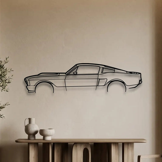 Ford Mustang Shelby GT500 Eleanor Metal Wall Art