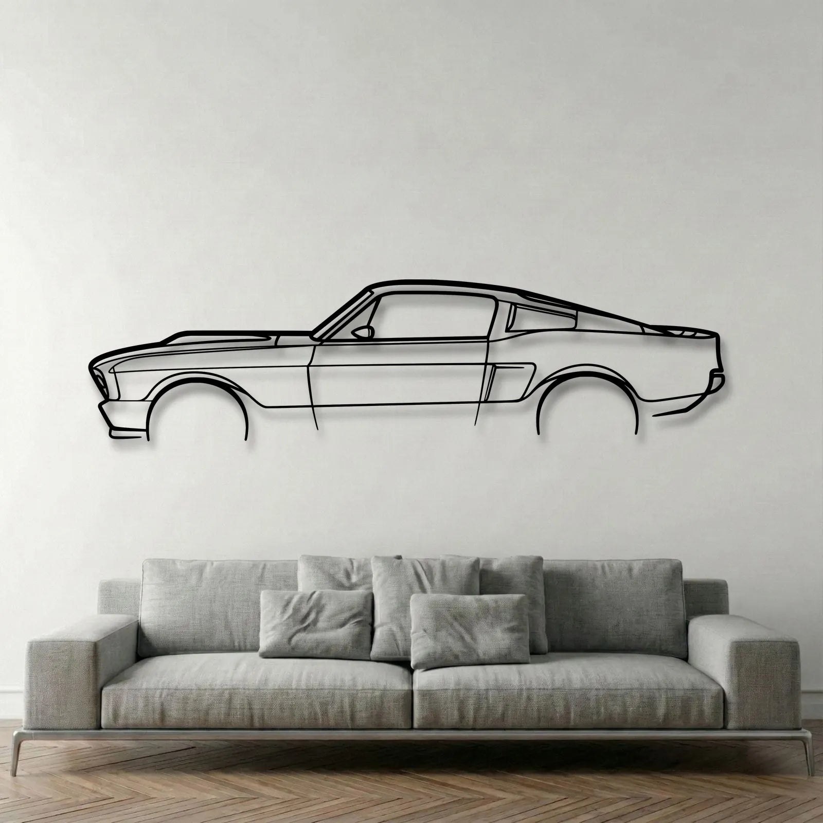 Ford Mustang Shelby GT500 Eleanor Metal Wall Art - DopeCars