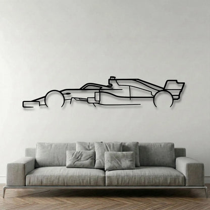 Formula One F1 Classic Metal Wall Art - DopeCars