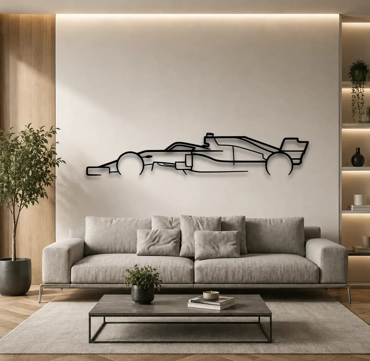 Formula One F1 Classic Metal Wall Art - DopeCars