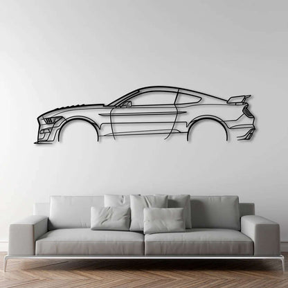 FORD MUSTANG GT500 METAL WALL ART - DopeCars