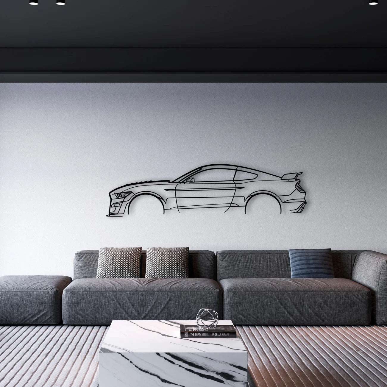 FORD MUSTANG GT500 METAL WALL ART - DopeCars