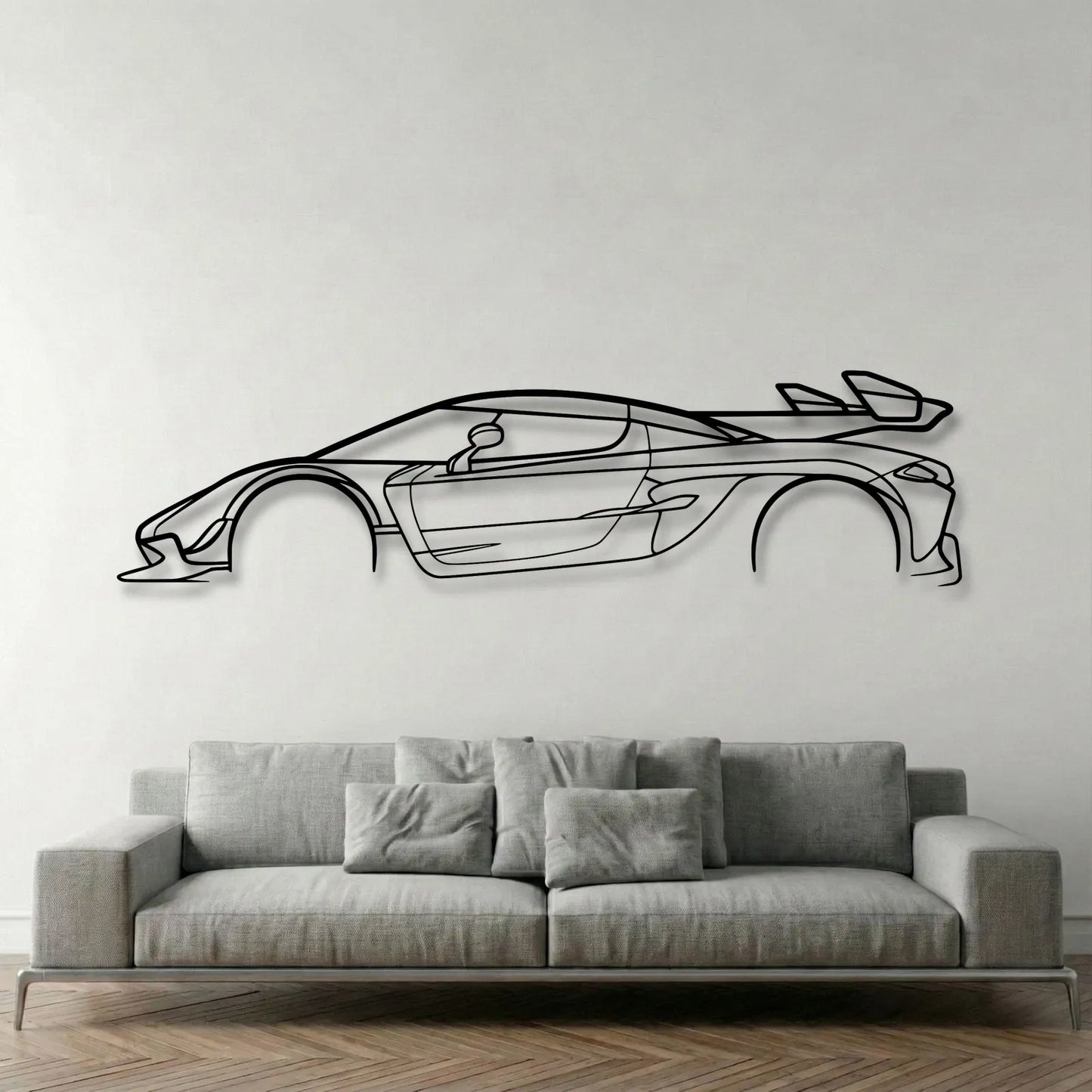 Koenigsegg Jesko Metal Wall Art - DopeCars
