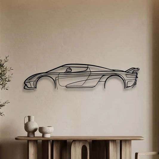 Koenigsegg Regera Metal Wall Art - DopeCars