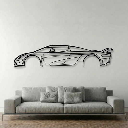 Koenigsegg Regera Metal Wall Art - DopeCars