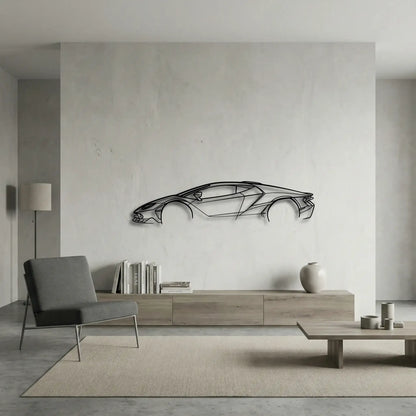 Lamborghini Centenario Metal Wall Art